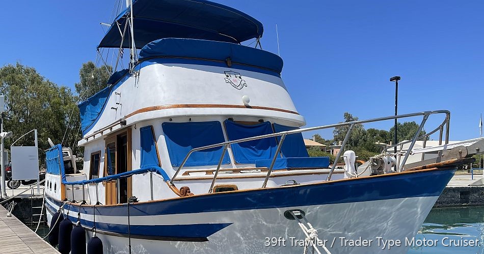 39ft Trawler type motor cruiser for sale in Corfu